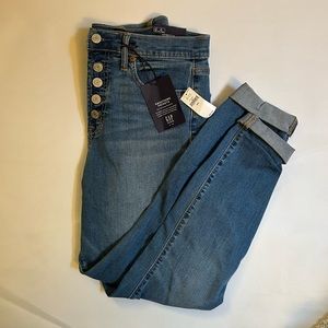 Gap High Rise True Skinny Ankle Jeans